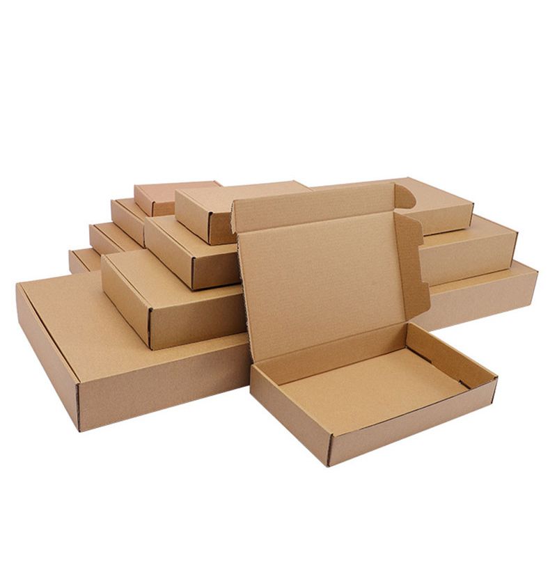 12pcs Pizza Boxes, 7.3 x 7.3 x 1.57" Kraft Corrugated Pizza Boxes Cardboard Boxes for Restaurant Home