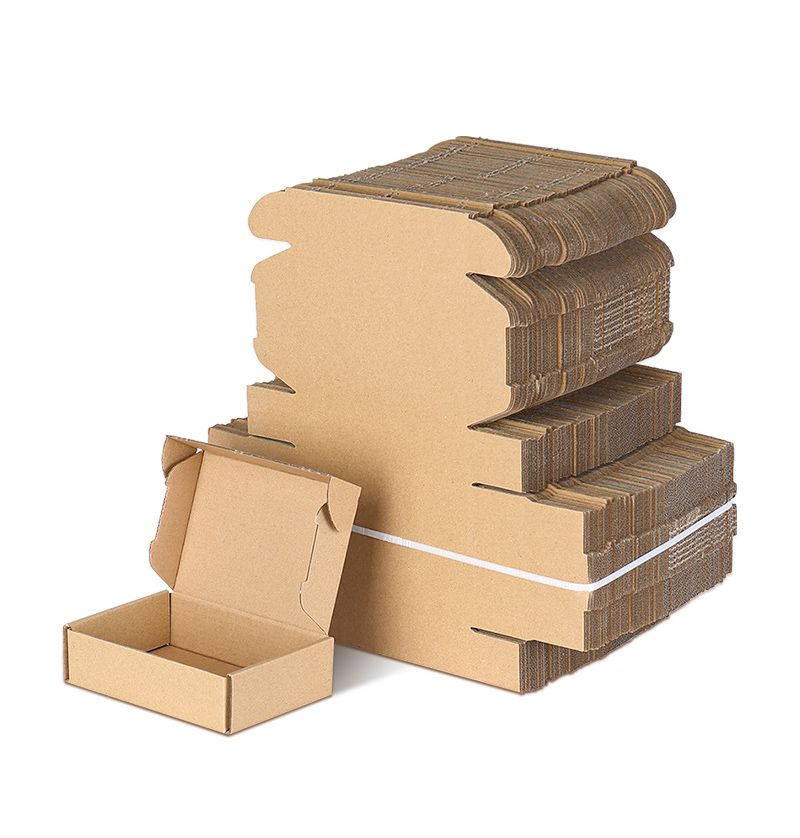 12pcs Pizza Boxes, 7.3 x 7.3 x 1.57" Kraft Corrugated Pizza Boxes Cardboard Boxes for Restaurant Home